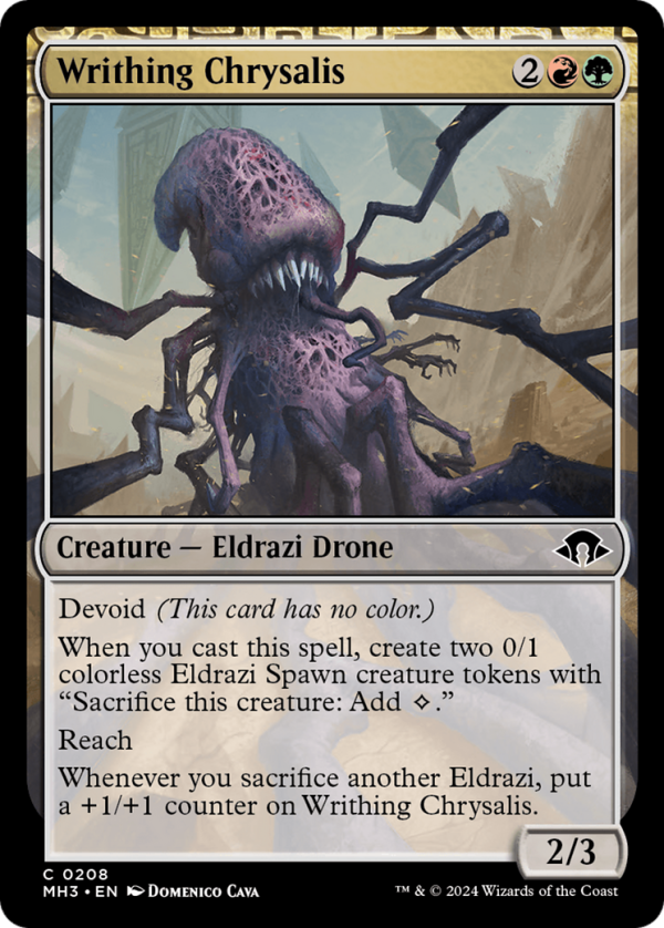 Writhing Chrysalis [Modern Horizons 3] on Sale