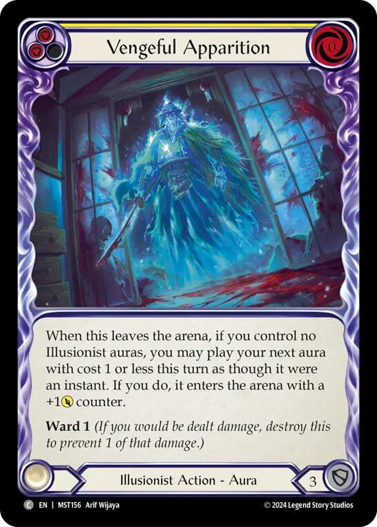 Vengeful Apparition (Yellow) [MST156] (Part the Mistveil) For Discount