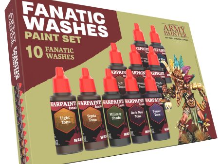 Army Painter - Warpaints Fanatic - Washes Paint Set Online Hot Sale