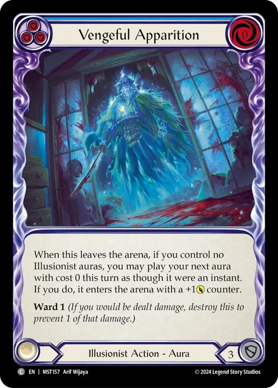 Vengeful Apparition (Blue) [MST157] (Part the Mistveil) Fashion