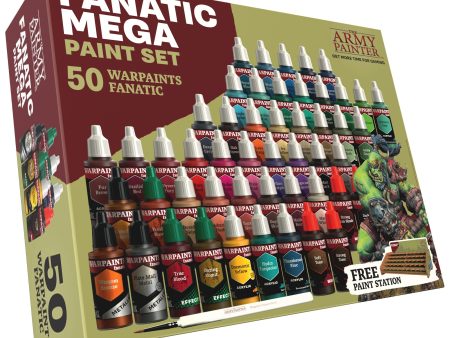 Army Painter - Warpaints Fanatic - Mega Paint Set For Cheap