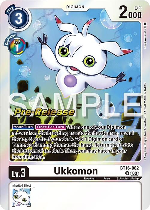 Ukkomon [BT16-082] [Beginning Observer Pre-Release Promos] Online now