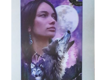 Wolf and Woman - 3D Lenticular Poster - 12x16 Print - New Sale