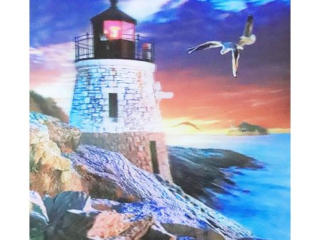 Lighthouse - 3D Lenticular Poster - 12x16 Print - New Supply