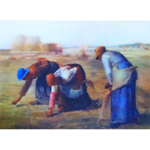 Millet - The Gleaners - 3D Lenticular Postcard on Sale