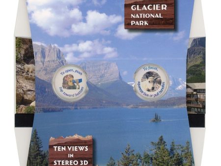 Glacier National Park - OH WOW Greeting Card - Mailable Viewer with 10 view cards - NEW Online now