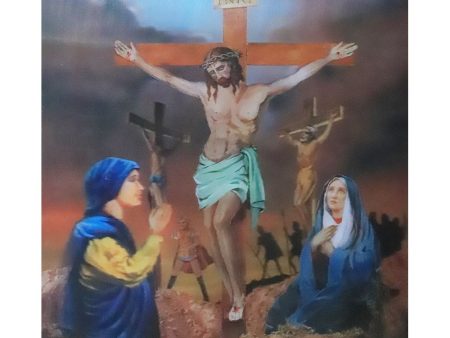 Crucifixion - 3D Lenticular Poster - 12x16 - New Supply