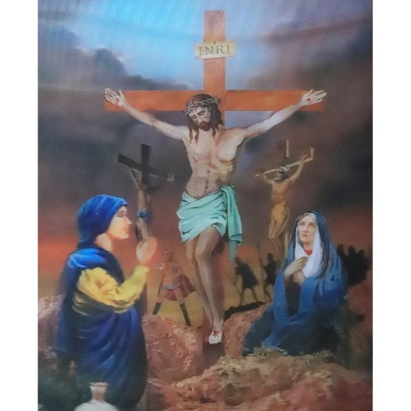 Crucifixion - 3D Lenticular Poster - 12x16 - New Supply