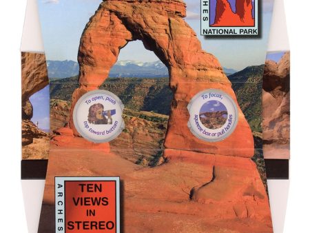 Arches National Park Utah - OH WOW Greeting Card - Mailable Viewer with 10 view cards - NEW on Sale