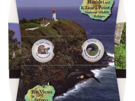 Hanalei and Kilauea Point National Wildlife Refuges - OH WOW Greeting Card - Mailable Viewer with 10 view cards - NEW Online