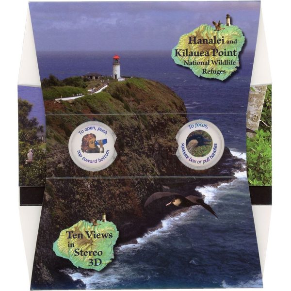 Hanalei and Kilauea Point National Wildlife Refuges - OH WOW Greeting Card - Mailable Viewer with 10 view cards - NEW Online