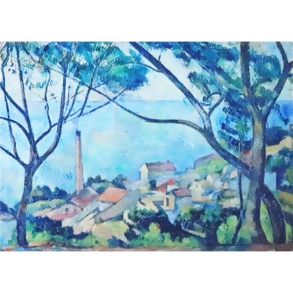 Paul Cezanne - Dual Image Flicker Postcard Online now