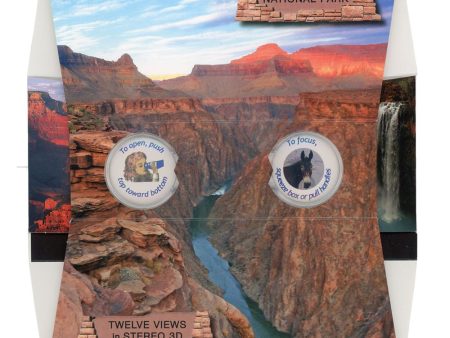 Grand Canyon National Park - OH WOW Greeting Card - Mailable Viewer with 12 view cards - NEW Sale