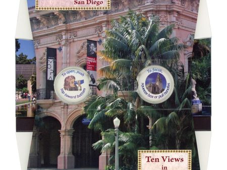 Balboa Park - San Diego, California - OH WOW Greeting Card - Mailable Viewer with 10 view cards - NEW For Sale