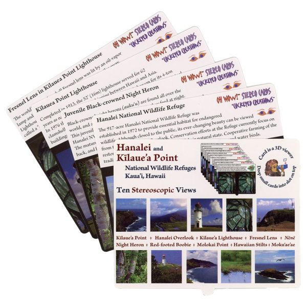 Hanalei and Kilauea Point National Wildlife Refuges - OH WOW Greeting Card - Mailable Viewer with 10 view cards - NEW Online