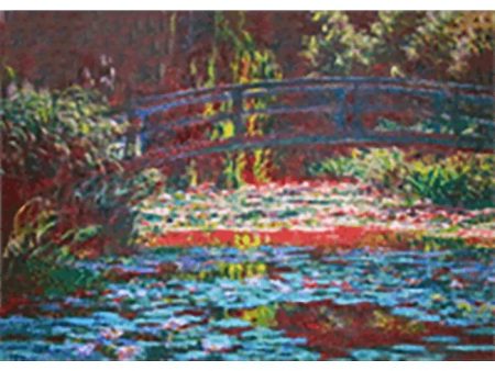 Claude Monet - Japanese Footbridge & Le bassin aux nymphéas - 3D Lenticular Postcard Greeting Card - NEW Supply