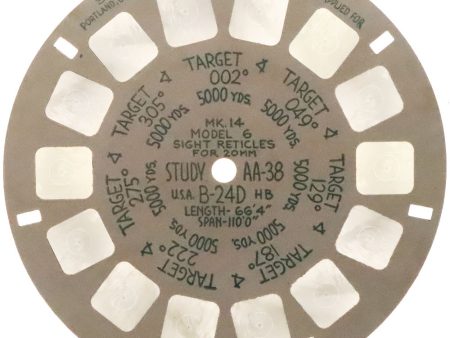 AA-38 - Military Range Estimation Study Reel - Consolidated B-24D - naval aviation reel - vintage Online now