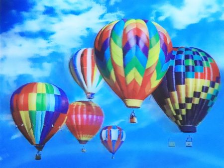 Hot air Balloons - 3D Lenticular Poster - 12x16 -  NEW Fashion