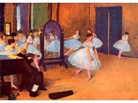 Edgar Degas - Dance Class (1870) - Old Masters  - 3D Lenticular Postcard Greeting Card - NEW For Discount