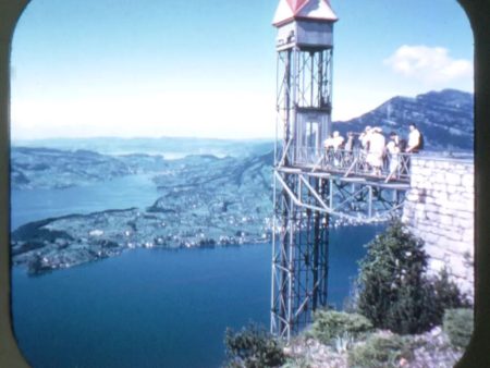 Bürgenstock am Vierwald - Stättersee - View-Master Single Reel - #2058 - vintage Hot on Sale