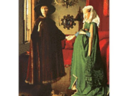 Jan Van Eyck - The Arnolfini Portrait - 3D Lenticular Postcard Greeting Card Cheap