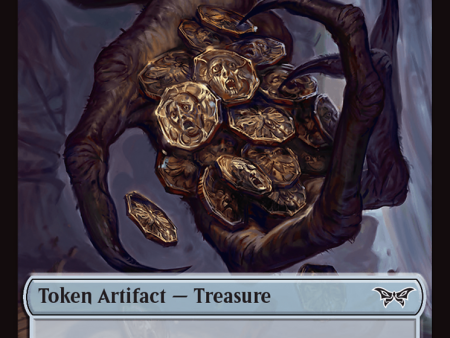 Treasure    Copy Double-Sided Token [Duskmourn: House of Horror Tokens] For Discount