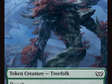 Treefolk    Spider Double-Sided Token [Duskmourn: House of Horror Commander Tokens] Sale