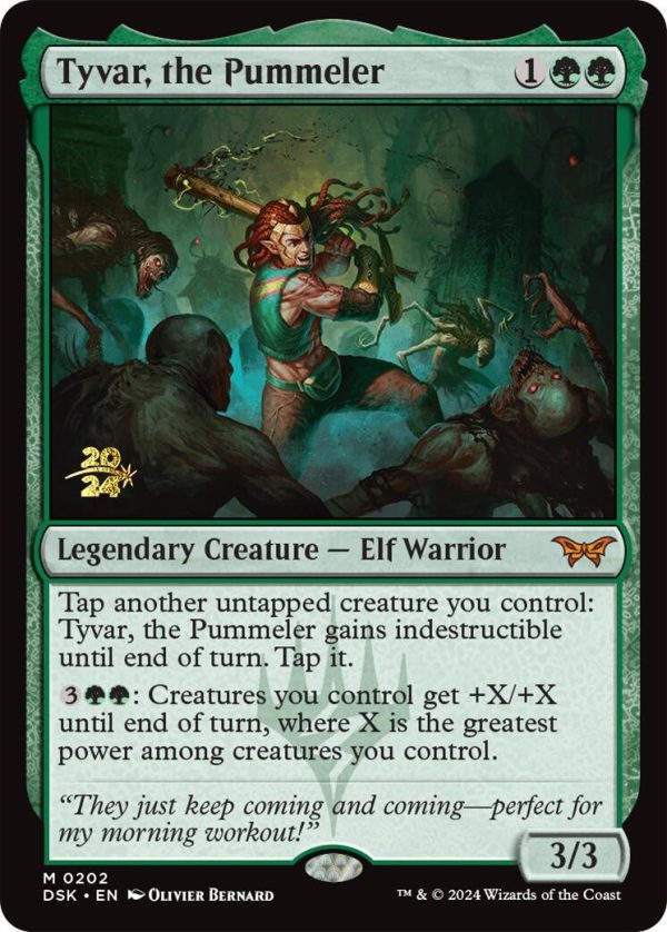 Tyvar, the Pummeler [Duskmourn: House of Horror Prerelease Promos] Sale