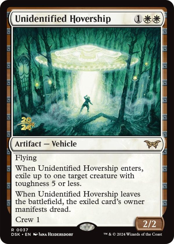 Unidentified Hovership [Duskmourn: House of Horror Prerelease Promos] Online Hot Sale