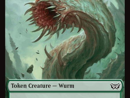 Wurm (0019)    Insect (0010) Double-Sided Token [Duskmourn: House of Horror Commander Tokens] Supply