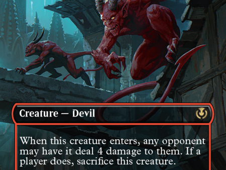 Vexing Devil (Borderless) [Innistrad Remastered] Online Hot Sale