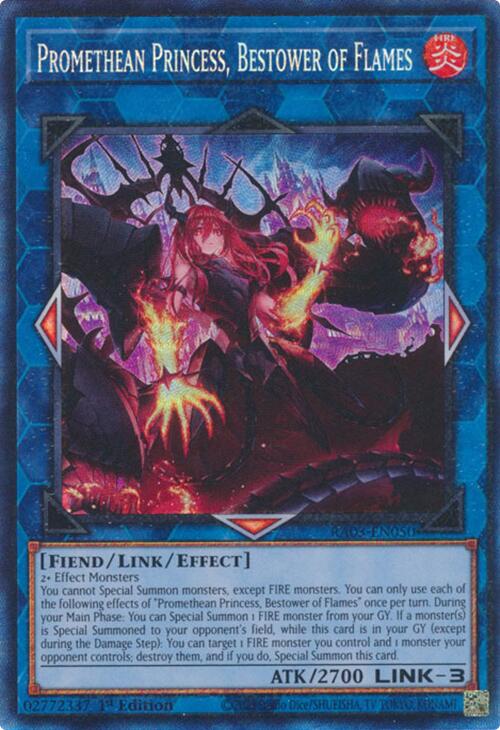 Promethean Princess, Bestower of Flames (CR) [RA03-EN050] Prismatic Collector s Rare Cheap