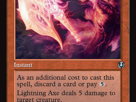 Lightning Axe (Retro Frame) [Innistrad Remastered] For Sale