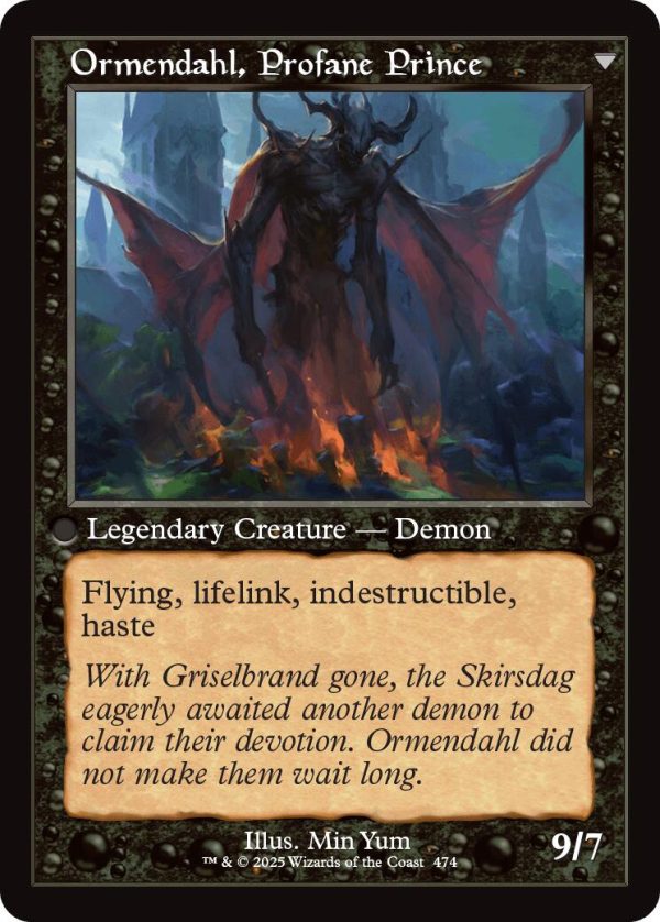 Westvale Abbey    Ormendahl, Profane Prince (Retro Frame) [Innistrad Remastered] Online now