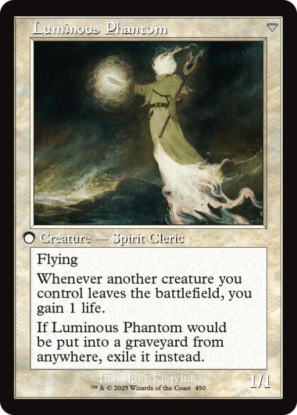 Lunarch Veteran    Luminous Phantom (Retro Frame) [Innistrad Remastered] Online