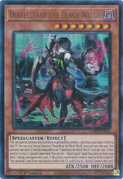 Diabellstar the Black Witch (UR) [RA03-EN032] Ultra Rare Fashion