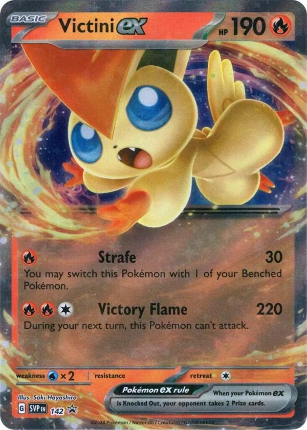 Victini ex (SVP142) [Scarlet & Violet: Black Star Promos] Fashion