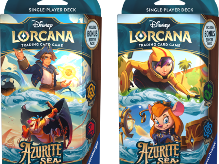 Disney Lorcana TCG - Azurite Sea Starter Decks Hot on Sale