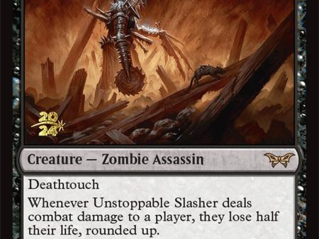 Unstoppable Slasher (0119) [Duskmourn: House of Horror Prerelease Promos] For Cheap