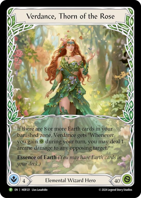 Verdance, Thorn of the Rose [HER121] (Promo)  Rainbow Foil on Sale