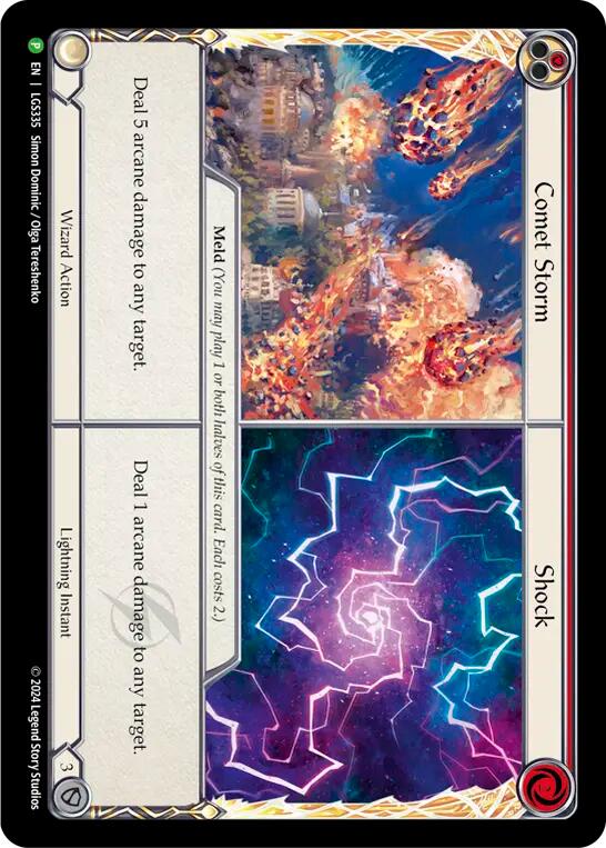 Comet Storm    Shock [LGS335] (Promo)  Cold Foil Discount