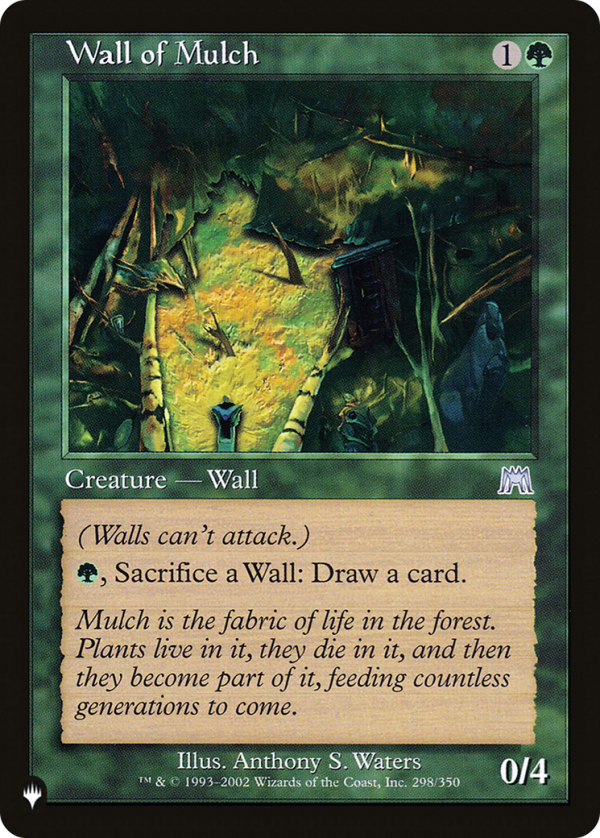 Wall of Mulch [The List] Online Sale