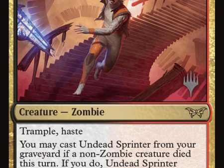 Undead Sprinter [Duskmourn: House of Horror Promos] For Sale