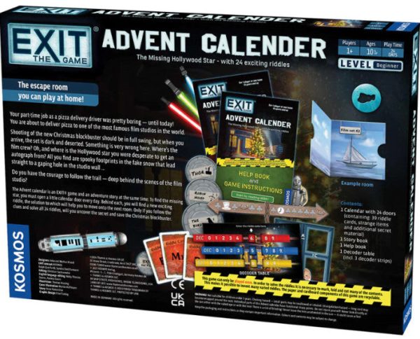 Exit the Game Advent Calendar - The Missing Hollywood Star Sale