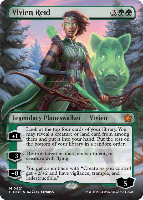 Vivien Reid (Borderless) (Mana Foil) [Foundations] Discount