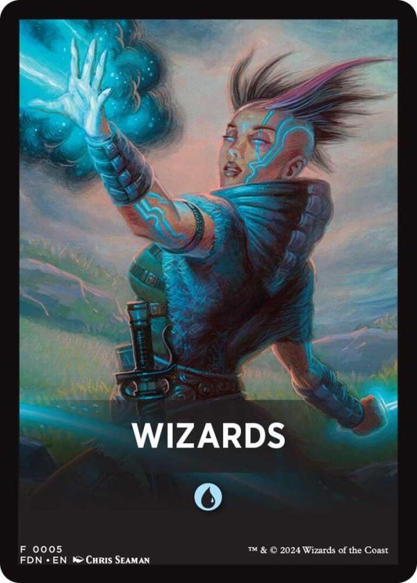 Wizards Theme Card [Foundations Tokens] Online now