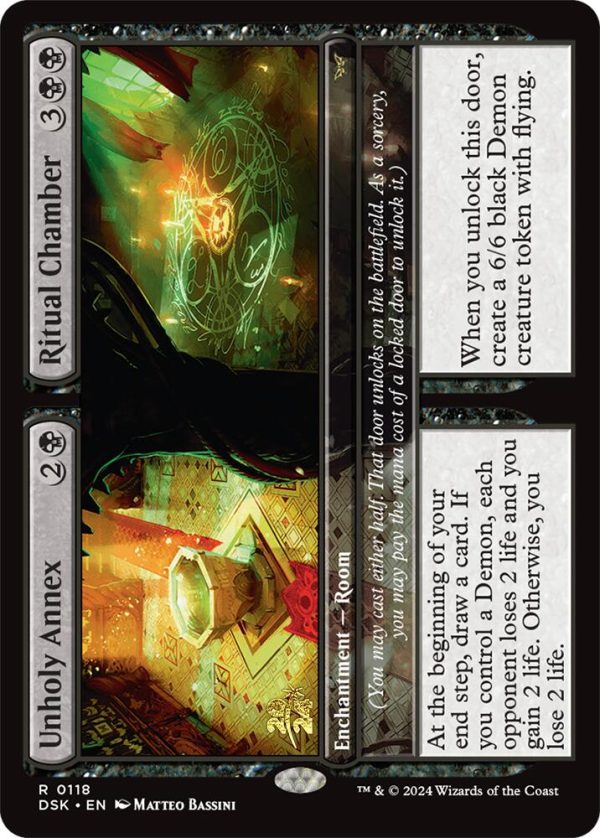 Unholy Annex    Ritual Chamber [Duskmourn: House of Horror Prerelease Promos] Supply