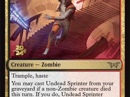 Undead Sprinter [Duskmourn: House of Horror Prerelease Promos] Online