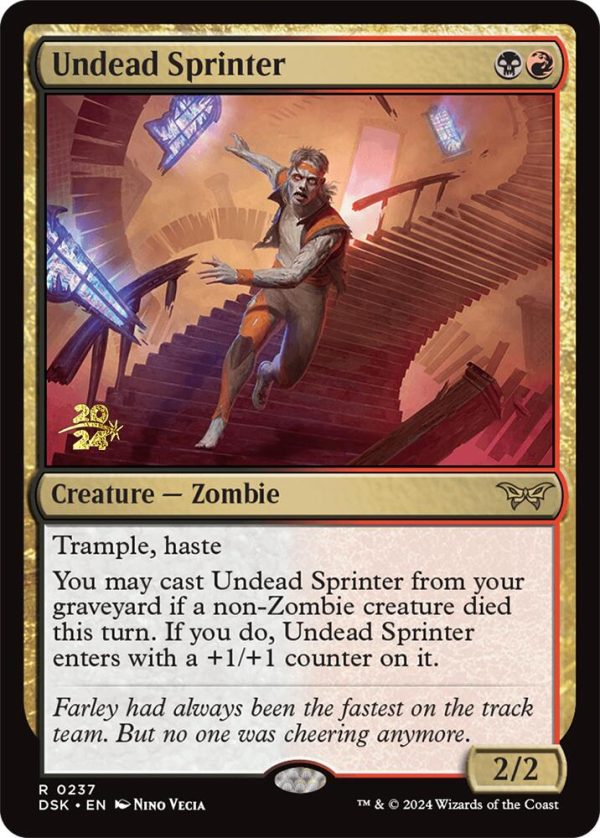 Undead Sprinter [Duskmourn: House of Horror Prerelease Promos] Online