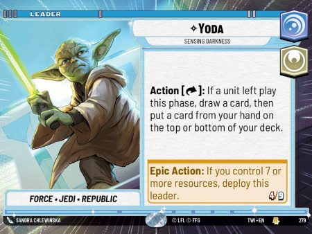 Yoda - Sensing Darkness (Hyperspace) (279) [Twilight of the Republic] For Cheap